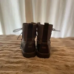 Polo Ralph Lauren Green/Brown Canvas Ranger Combat Lug Sole Boots 4 Polo Ralph Lauren Green Suede Camo Canvas Ranger Boots US  main image 2